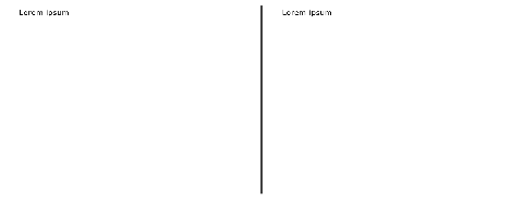 2 columns with a divider