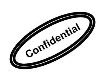 Confidential stamp