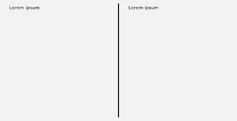 2 columns with a divider