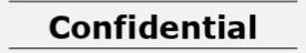 Confidential label