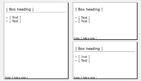 White boxes, 1×2 vertical